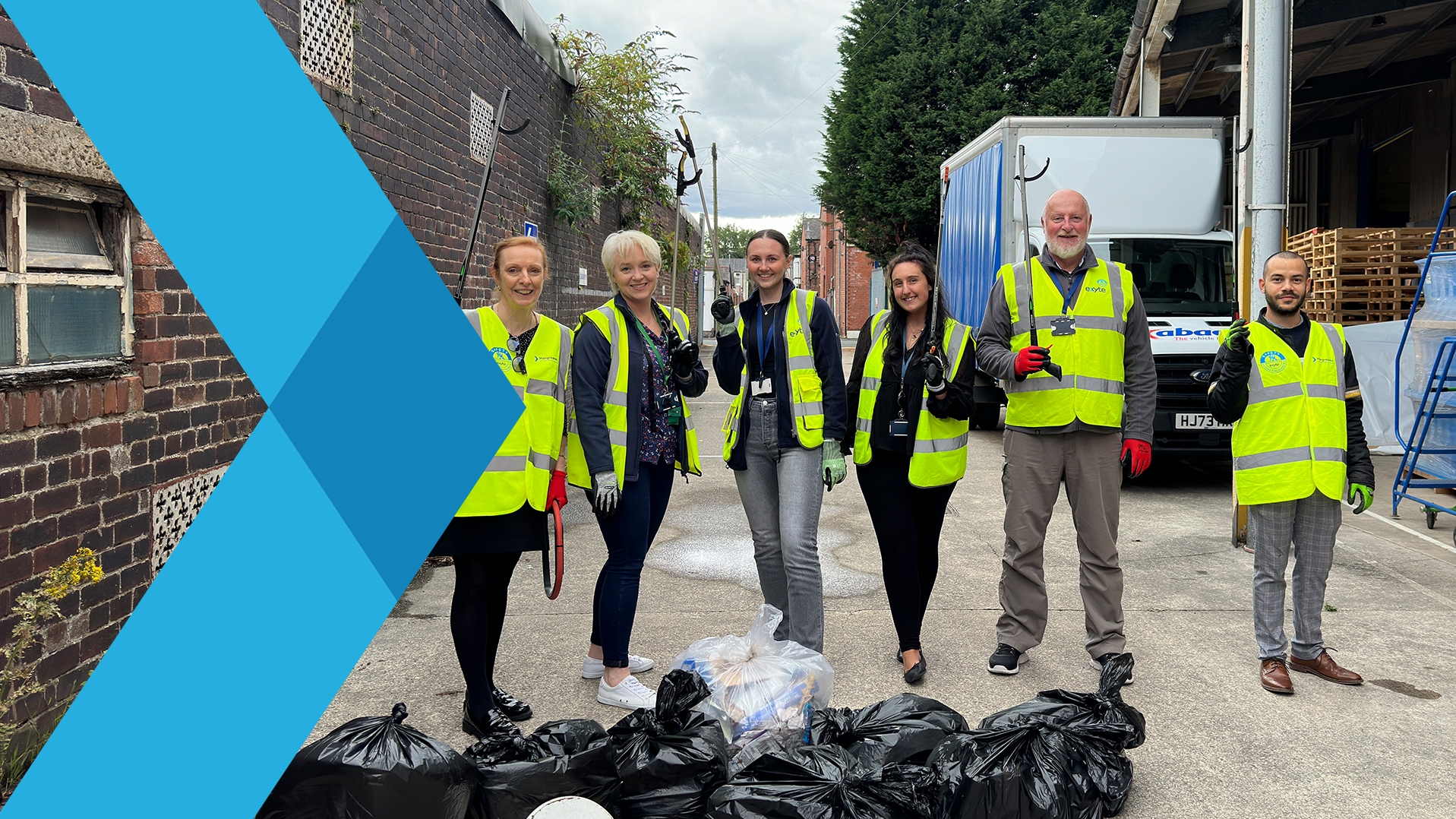 Keep Bury Clean litter picking team